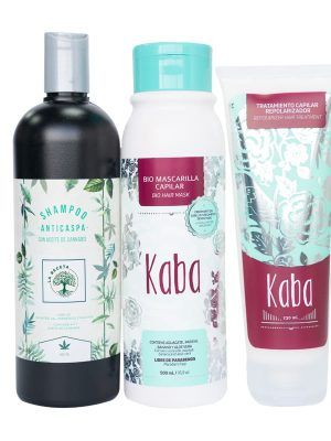 KIT CAPILAR KABA + SHAMPOO ANTICASPA LA RECETA CBD