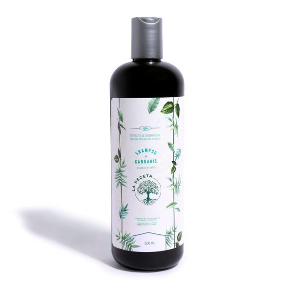 SHAMPOO DE CANNABIS CON ROMERO PARA CABELLO GRASO - LA RECETA CBD