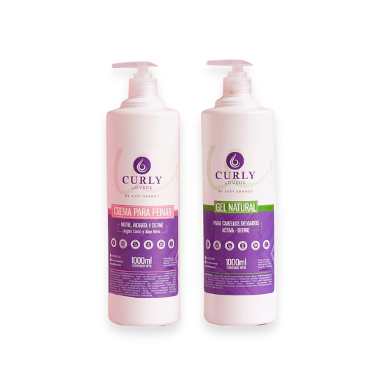 KIT DUO CABELLO DELGADO LITRO - CURLY