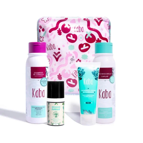 KIT CRECIMIENTO Y REPARACIÓN KABA + ACEITE PARA PUNTAS LA RECETA CBD