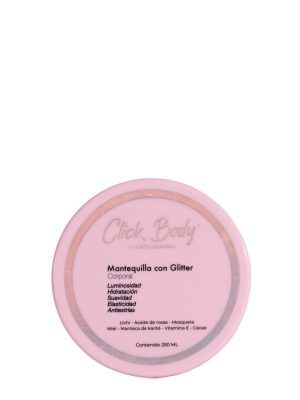 MANTEQUILLA CORPORAL CON GLITTER - CLICK