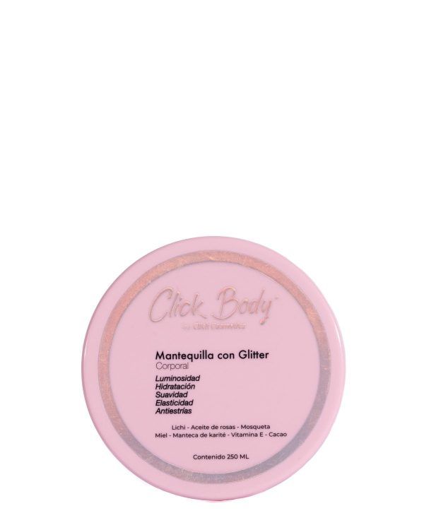 MANTEQUILLA CORPORAL CON GLITTER - CLICK
