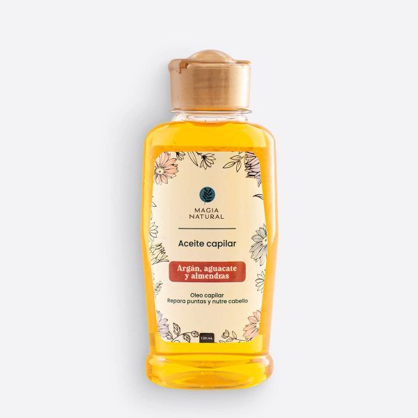 ACEITE CAPILAR ARGÁN, AGUACATE Y ALMENDRAS - MAGIA NATURAL
