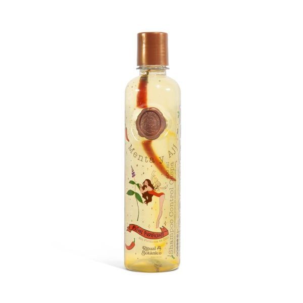 SHAMPOO CONTROL CASPA MENTA Y AJÍ - RITUAL BOTÁNICO