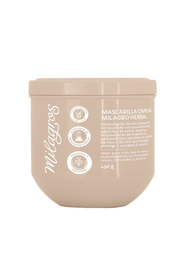 MASCARILLA CAPILAR MILAGRO HERBAL