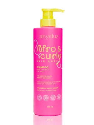 SHAMPOO HIDRATANTE AFRO & CURLY - ANYELUZ