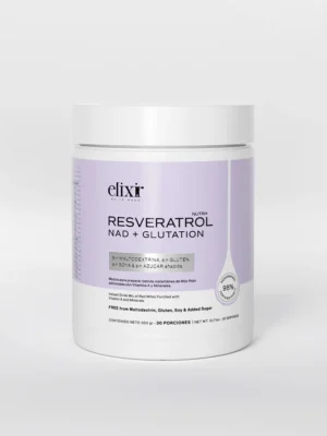 RESVERATROL: NAD + GLUTATION - ELIXIR BY LA MAGA