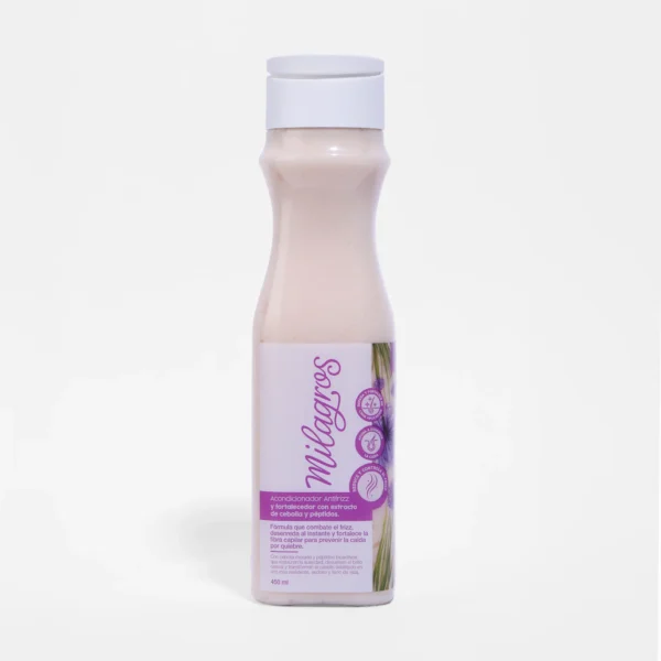 ACONDICIONADOR ANTIFRIZZ EXTRACTO CEBOLLA Y PEPTIDOS - MILAGROS